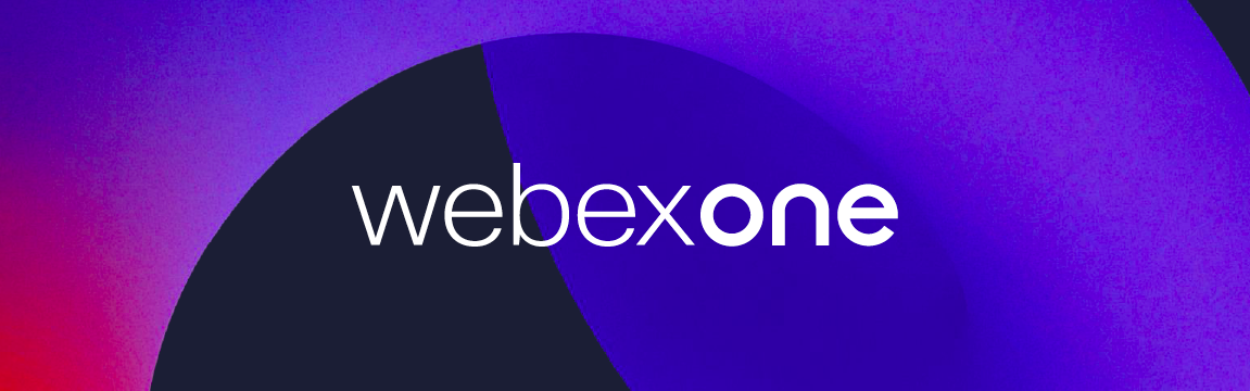 Webex One banner